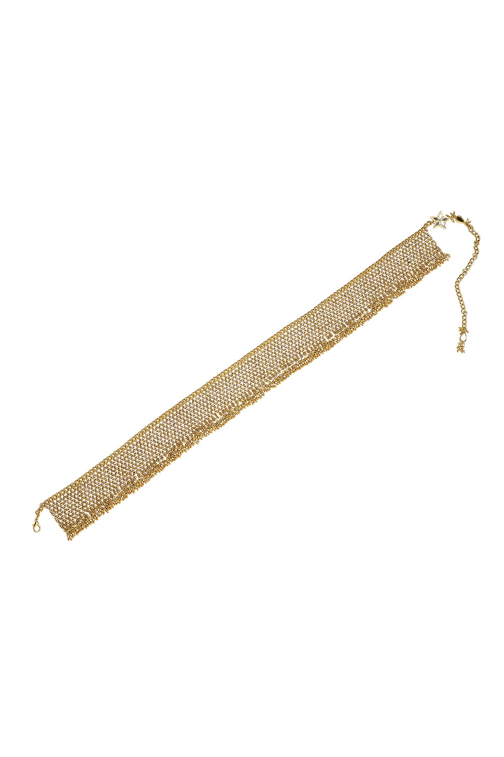 Gold Hammer Beads Belt
