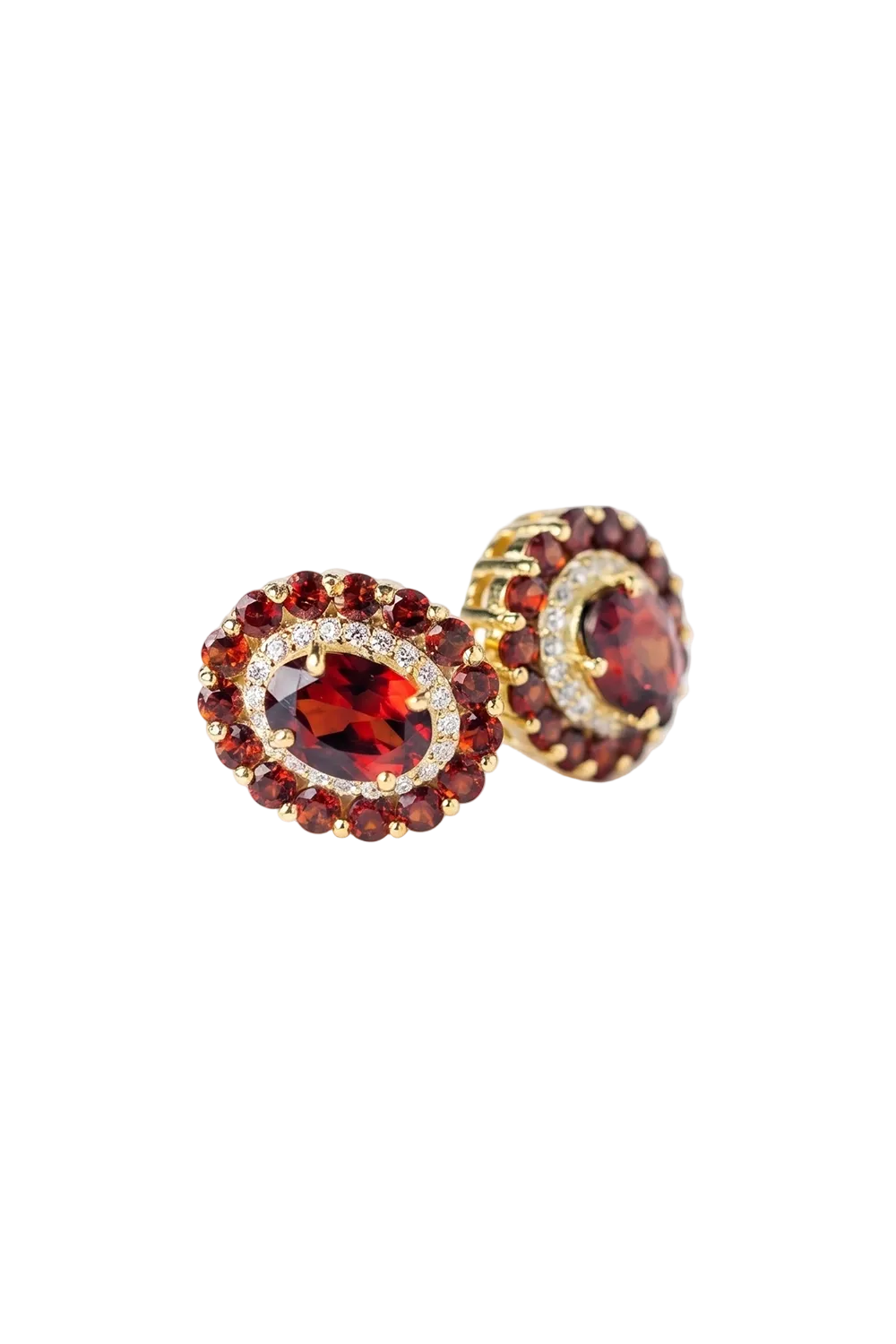 Victorian Garnet Studs (Birthstone January)