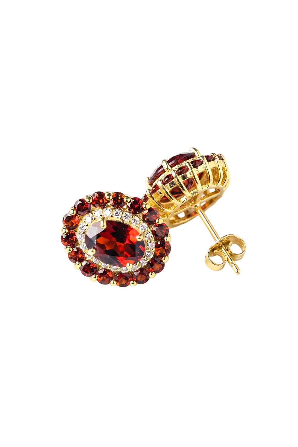 Victorian Garnet Studs (Birthstone January)