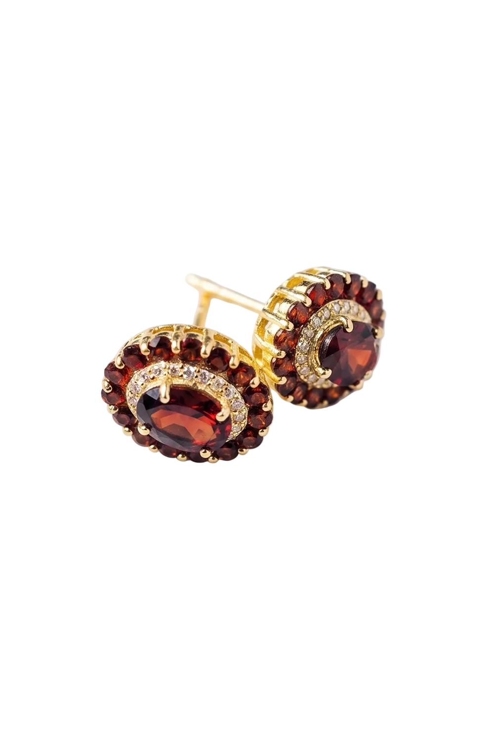 Victorian Garnet Studs (Birthstone January)
