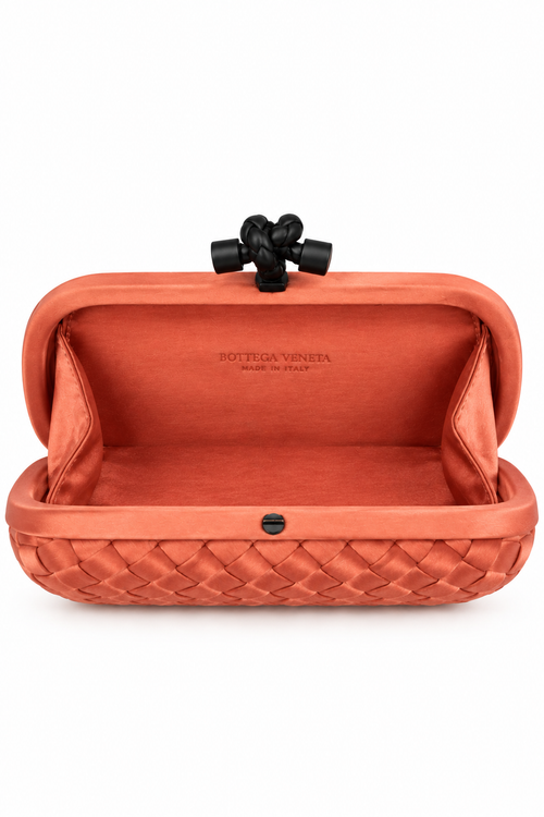 Preloved Bottega Coral Clutch