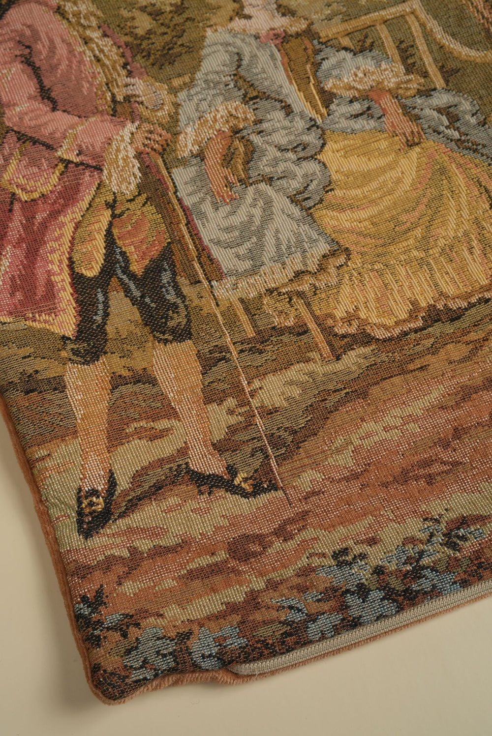 French Pastoral Tapestry Cushion Cover