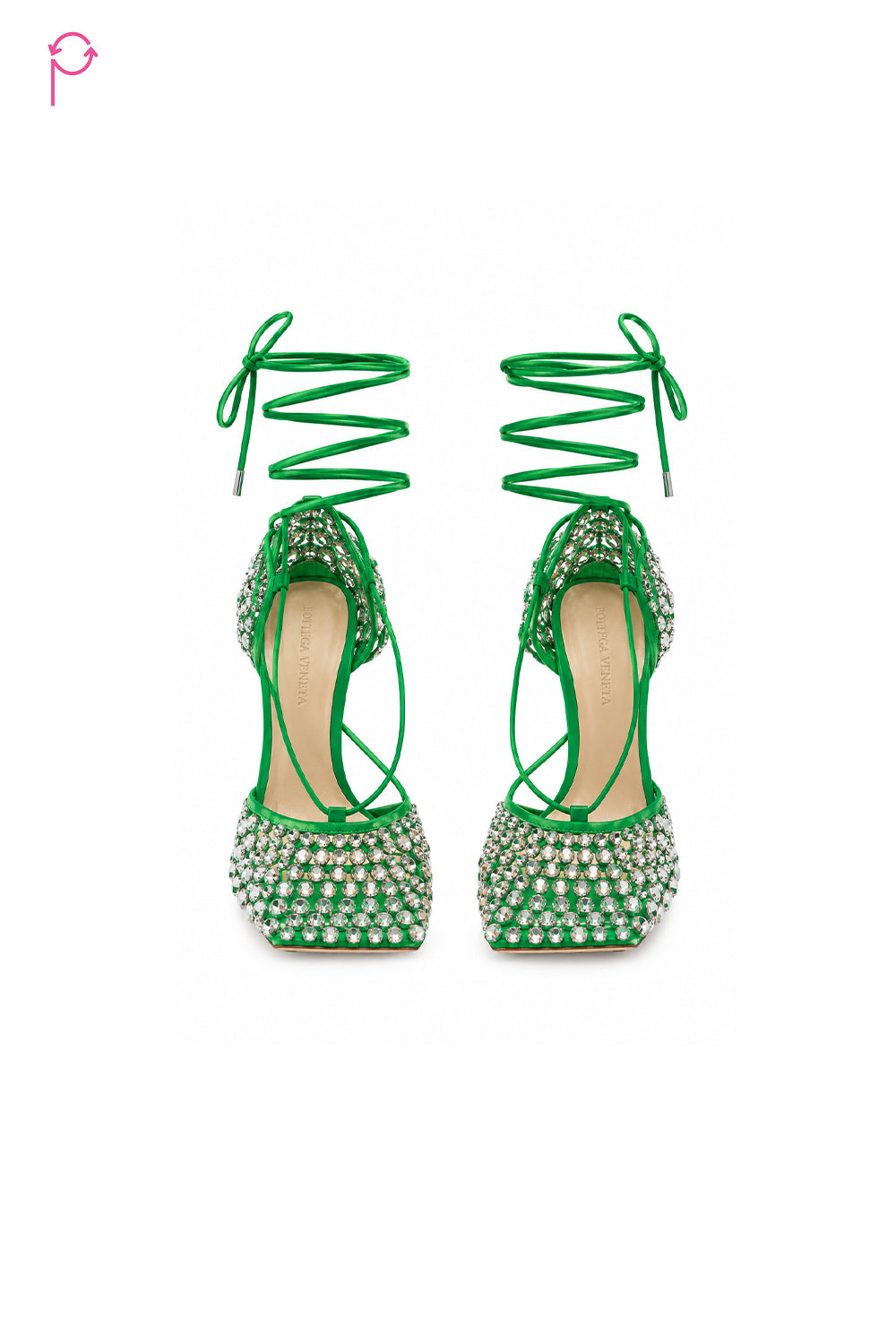 Bottega Lace-up Heels