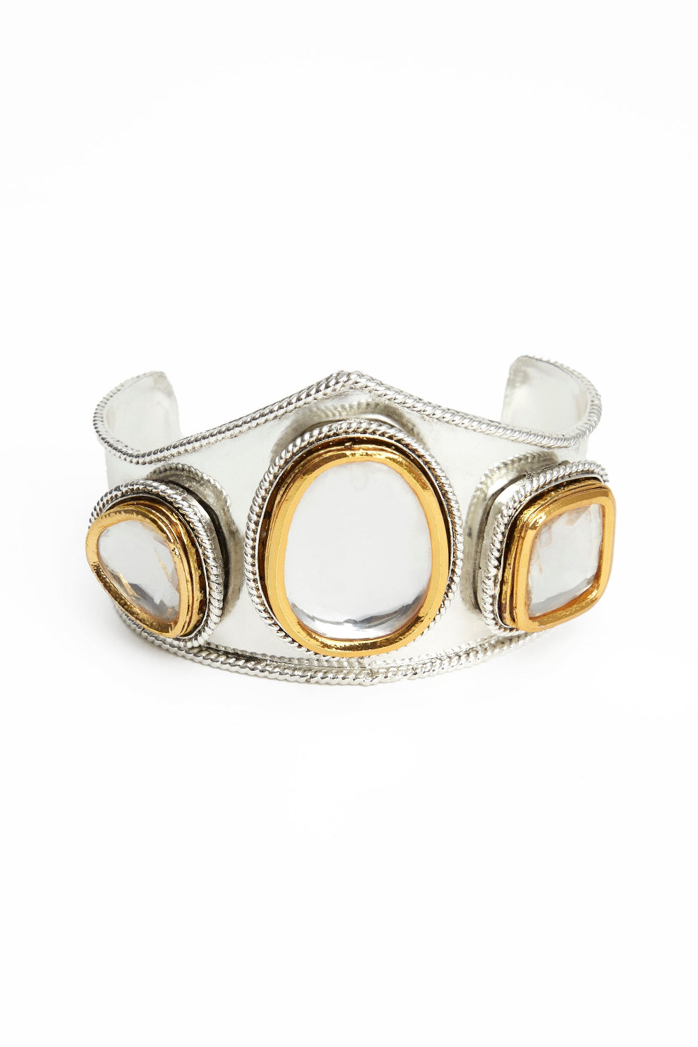 Polki Wonder Woman Handcuff Silver