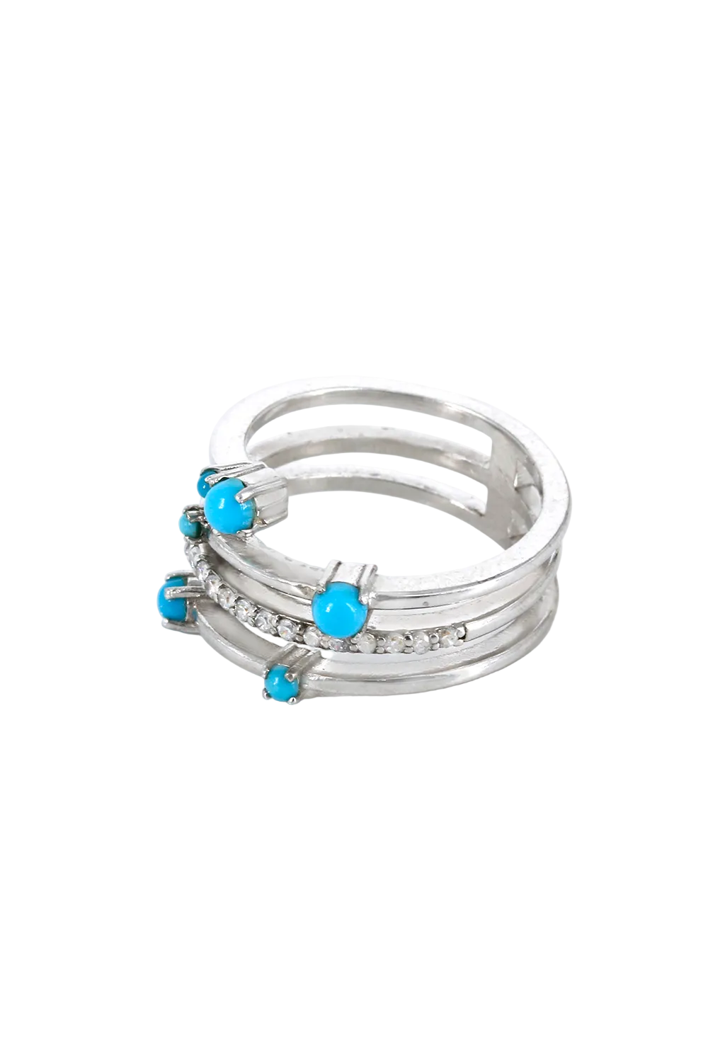 Celeste Turquoise Stack Ring (Birthstone December)