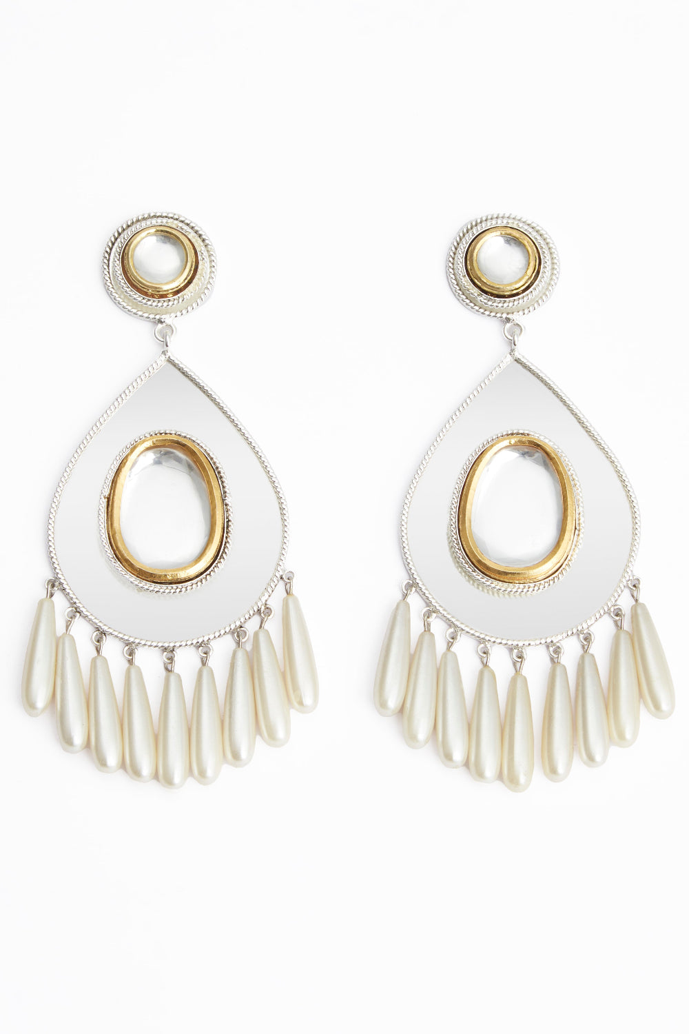 Polki Drop Chandelier Earring