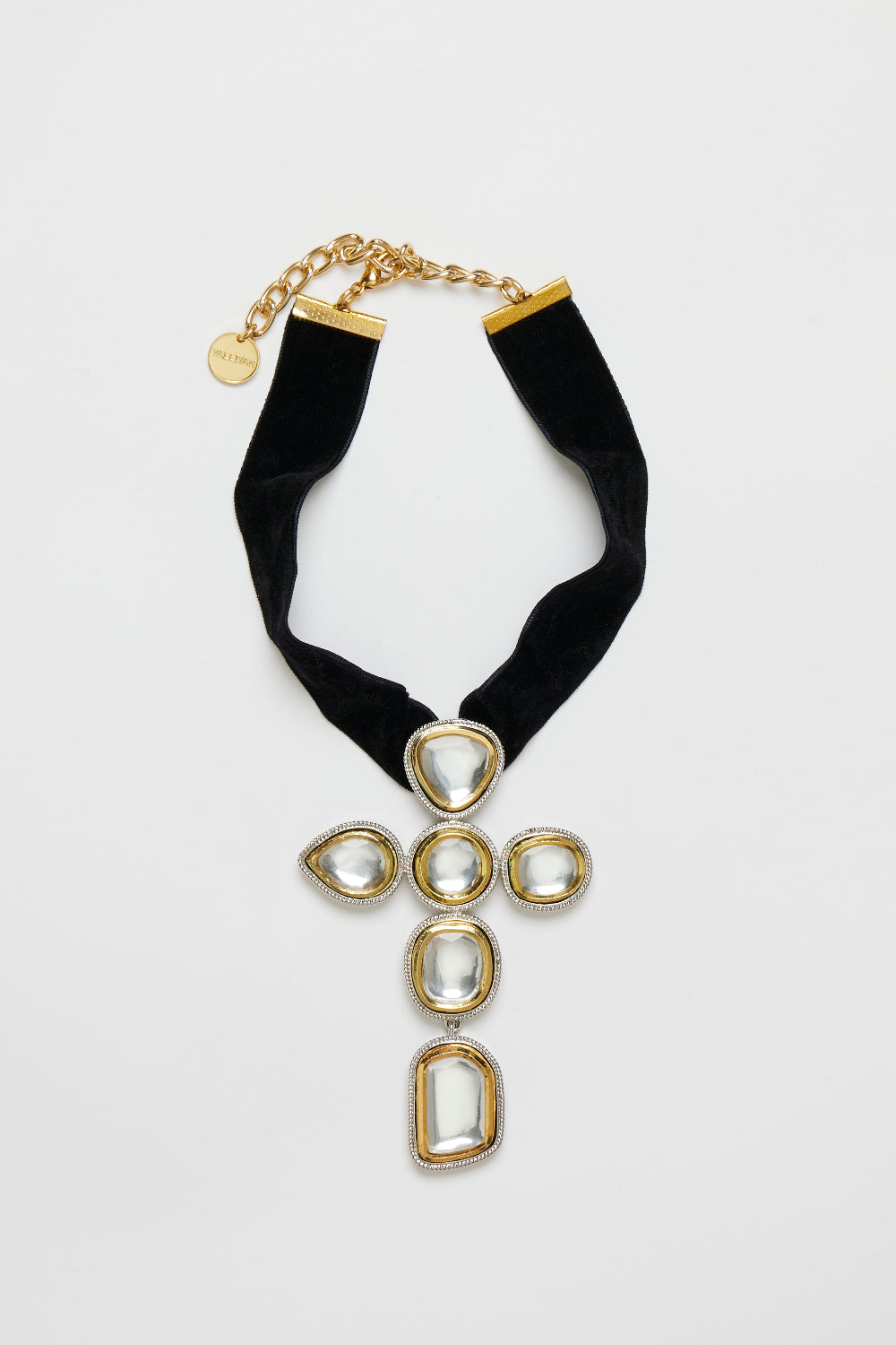 Polki Cross Ayesha Choker