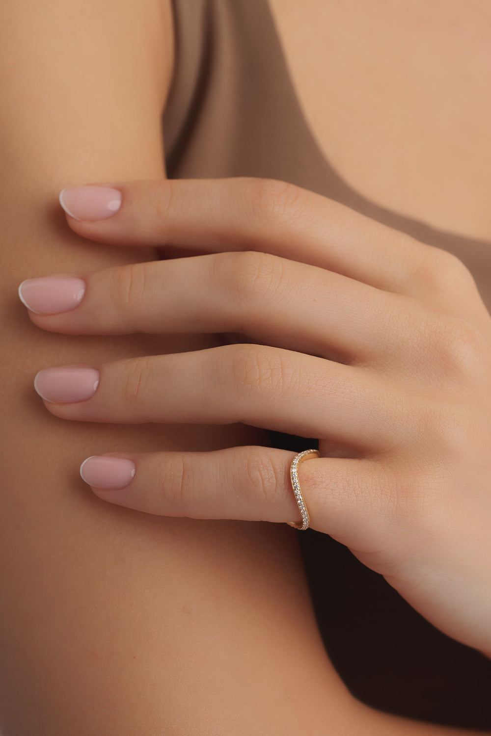 The Sway Diamond Pavé Ring