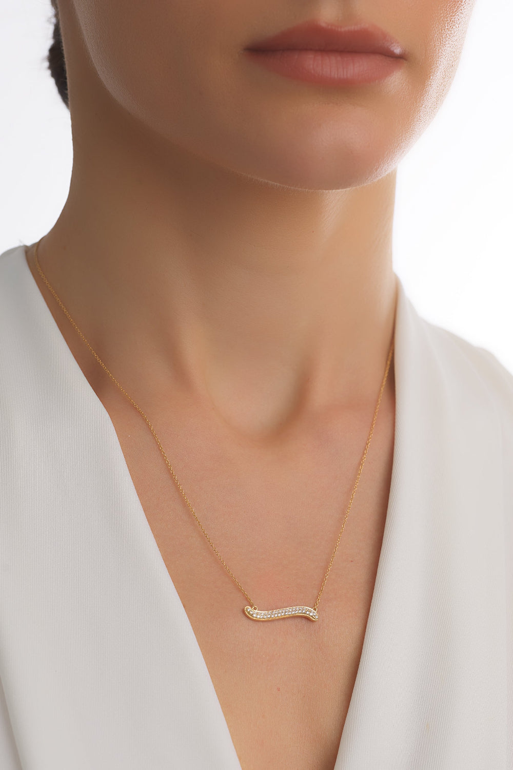 The Sway Diamond Pavé Maxi Pendant