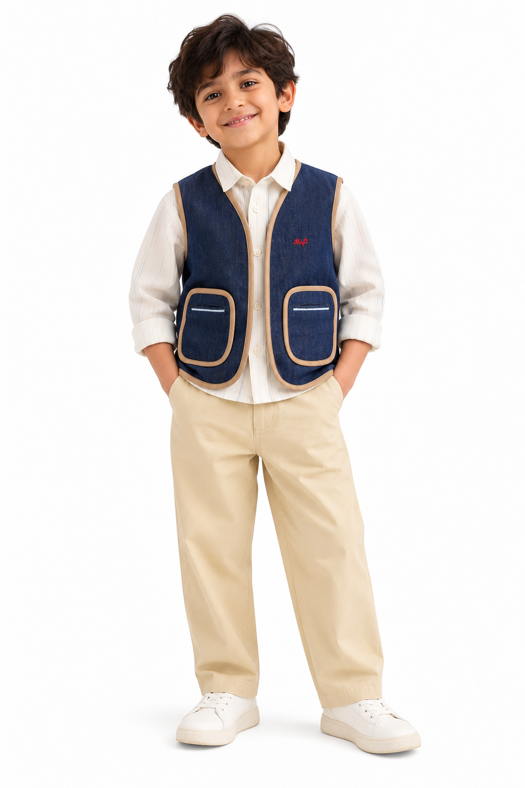 Indigo Gillet Vest