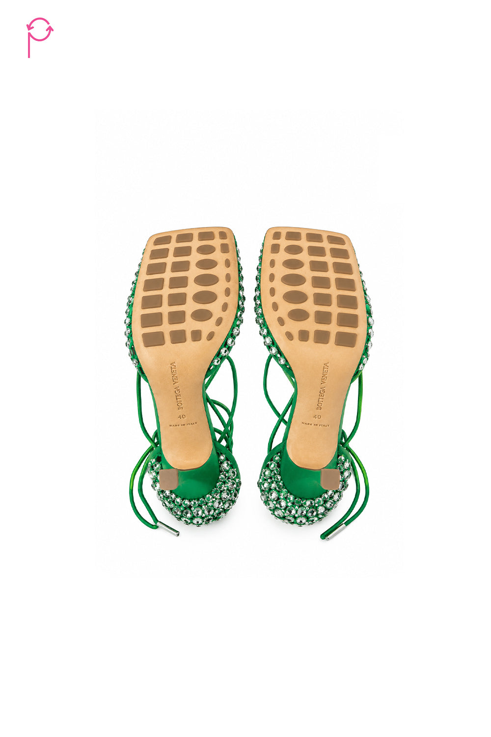 Bottega Lace-up Heels
