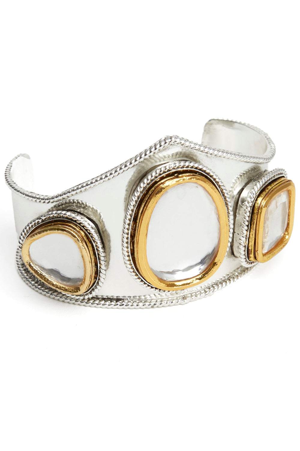 Polki Wonder Woman Handcuff Silver