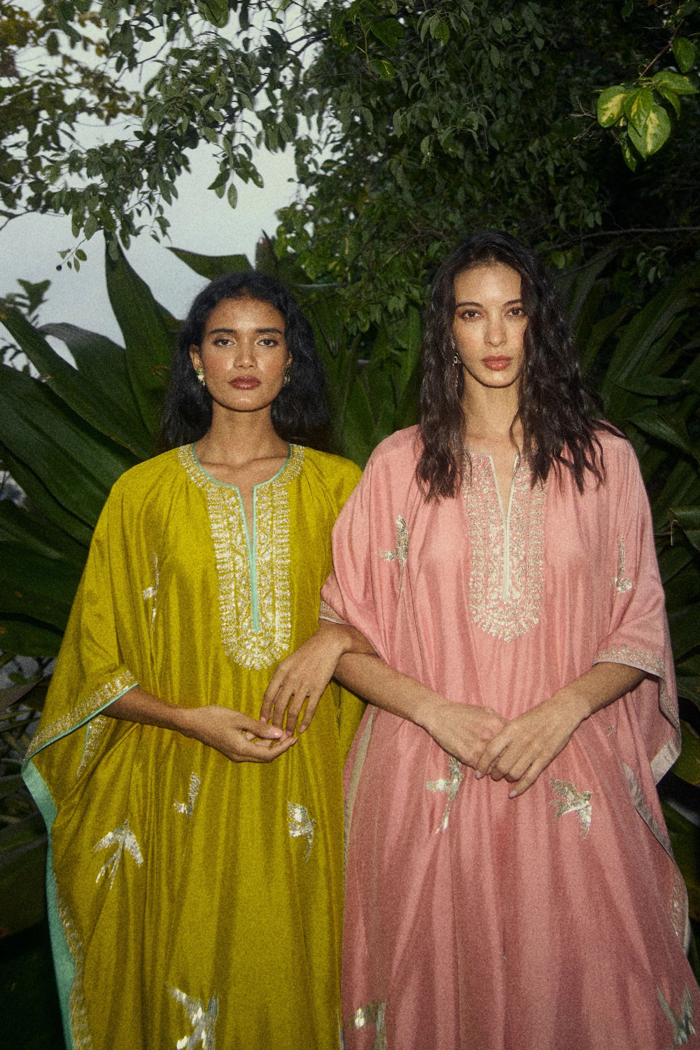 Bird Kaftan Set