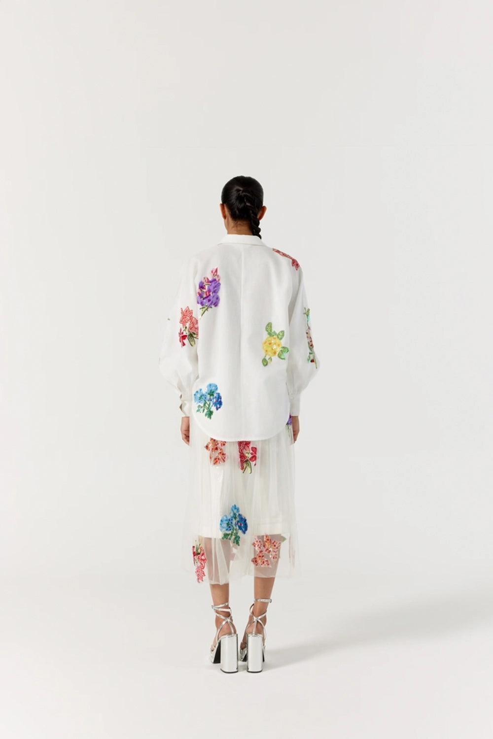 White Botanical Shirt
