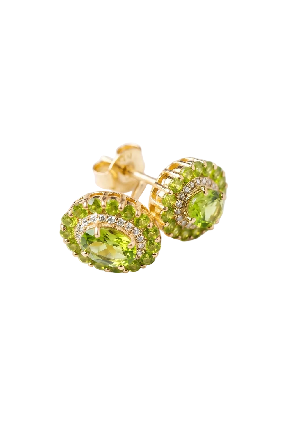 Victorian Peridot Studs (Birthstone August)