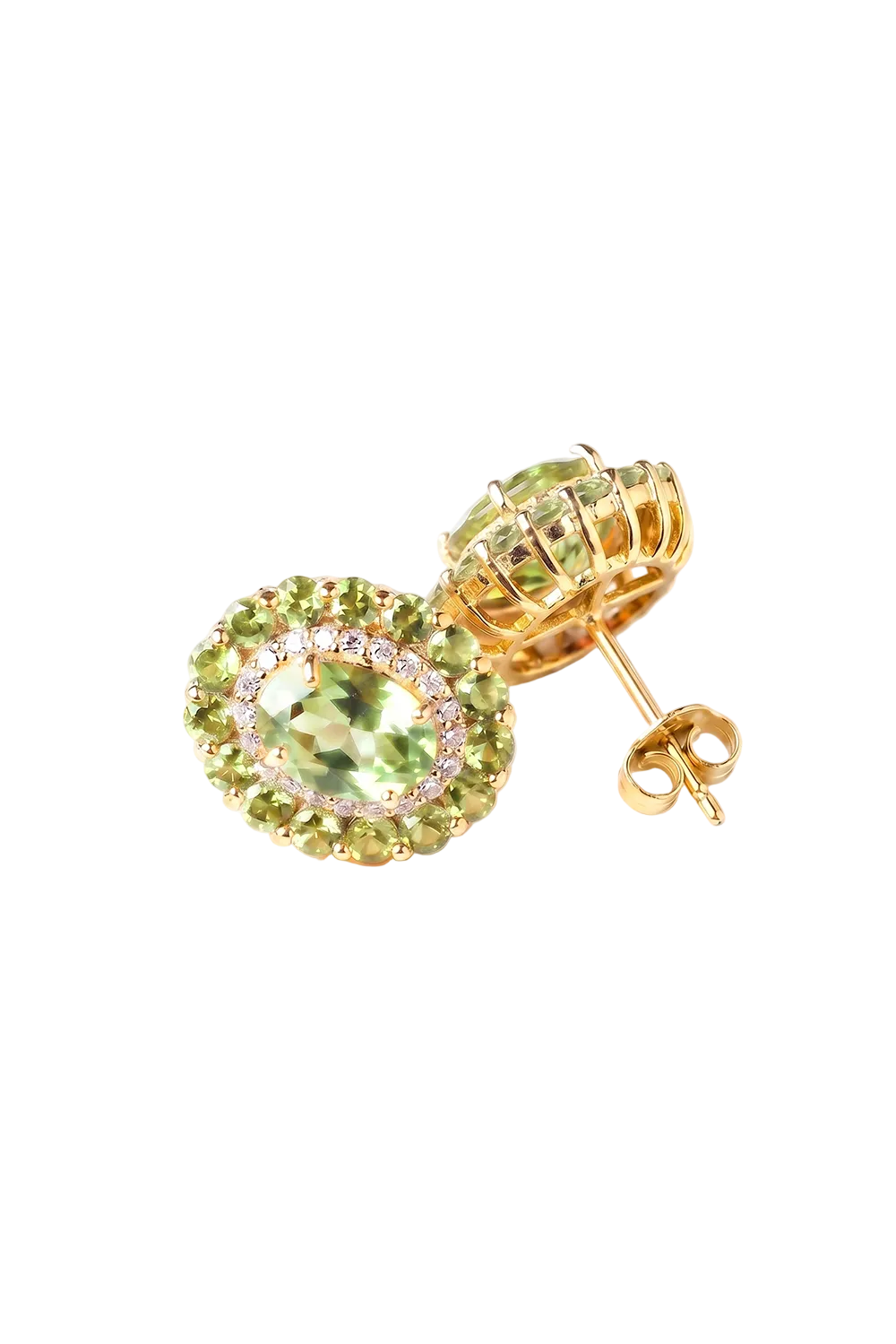 Victorian Peridot Studs (Birthstone August)