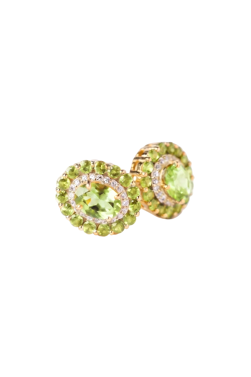 Victorian Peridot Studs (Birthstone August)