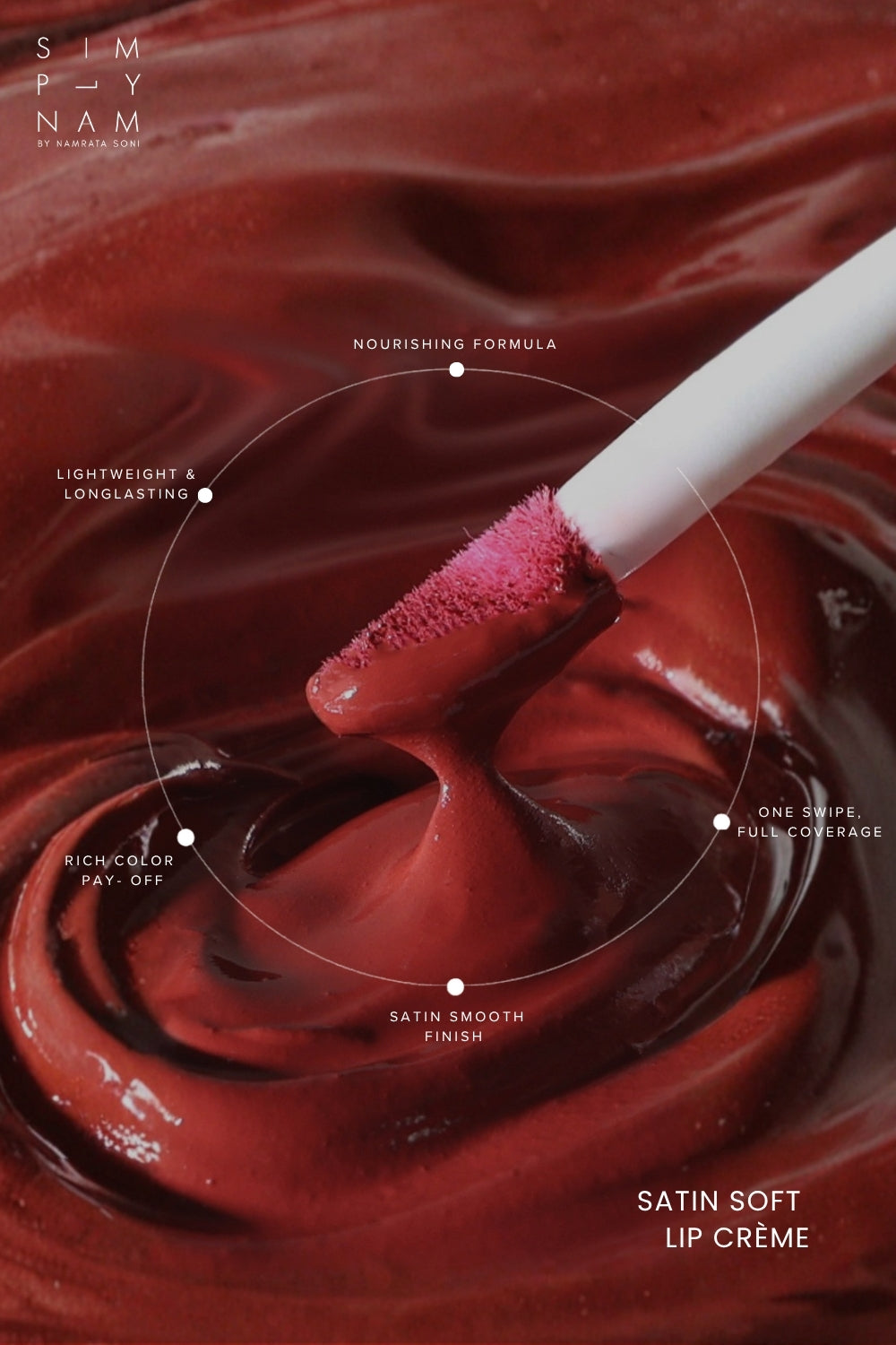 Satin Soft Lip Crème | Rei | Tokyo Red