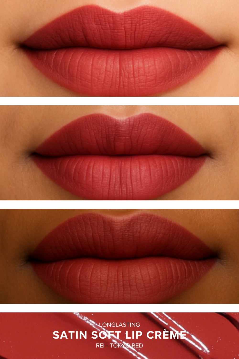 Satin Soft Lip Crème | Rei | Tokyo Red