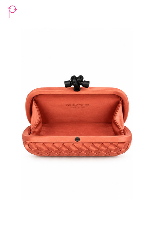 Preloved Bottega Coral Clutch