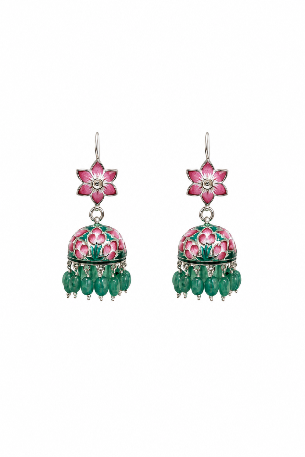Soha Jhumkas (99% Pure Silver)