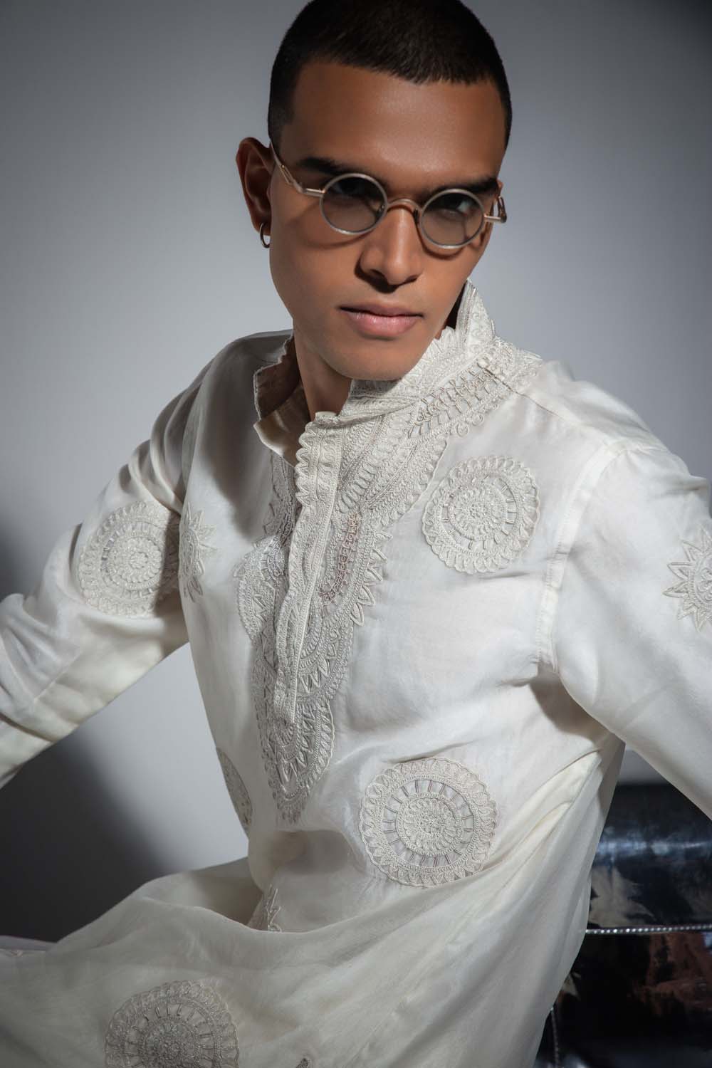 Crescent Sun Moon Kurta Set
