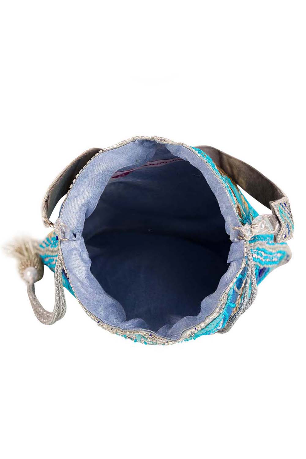 Florentine Blue Potli Bag