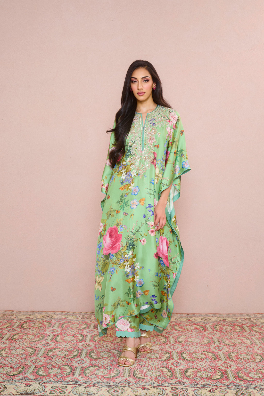 Printed Amber Kaftan Set