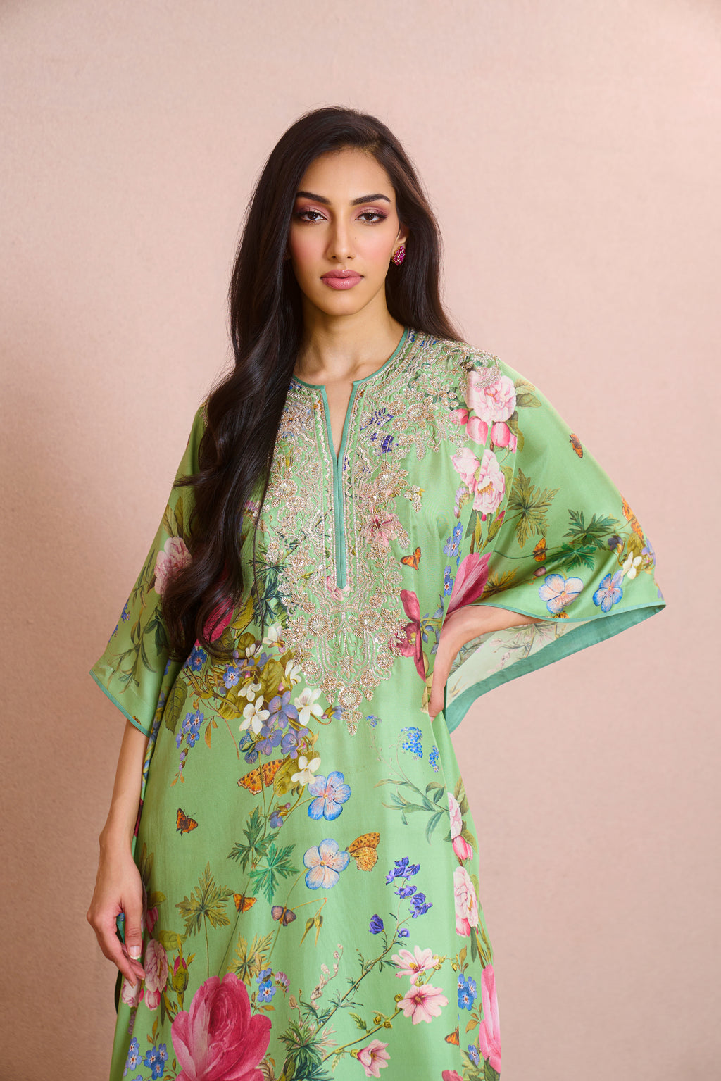 Printed Amber Kaftan Set