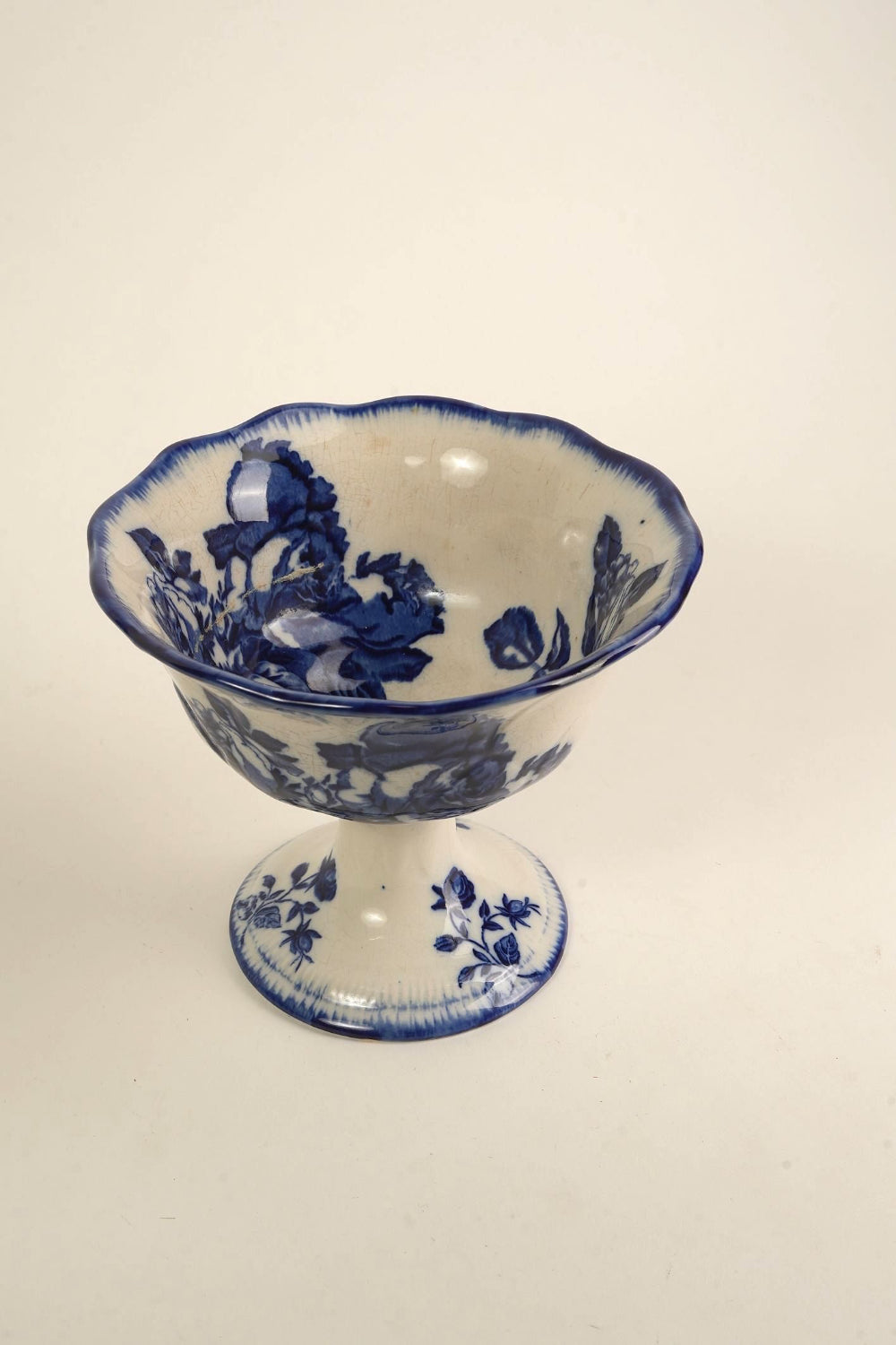 Preloved Vintage Antique Blakeney Ironstone Pedestal Centre Piece