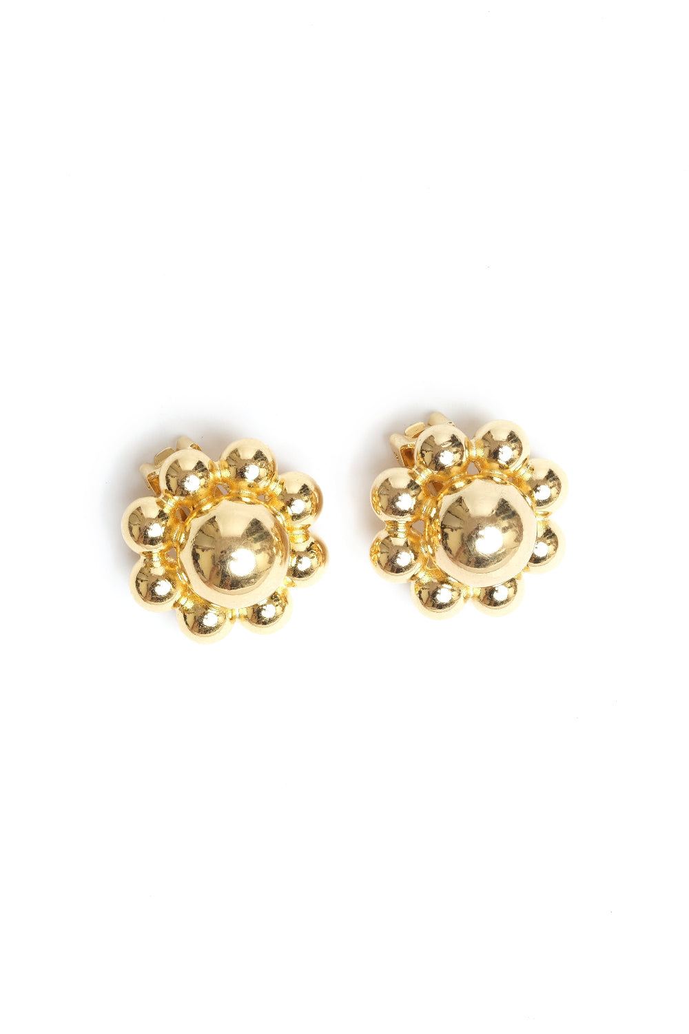 Vintage Christian Dior flower earrings