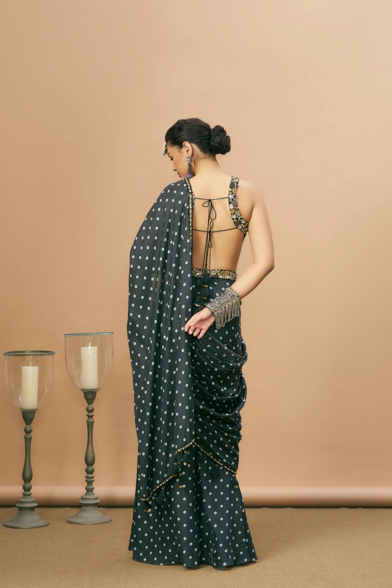Oasis Top, Saree & Belt Set