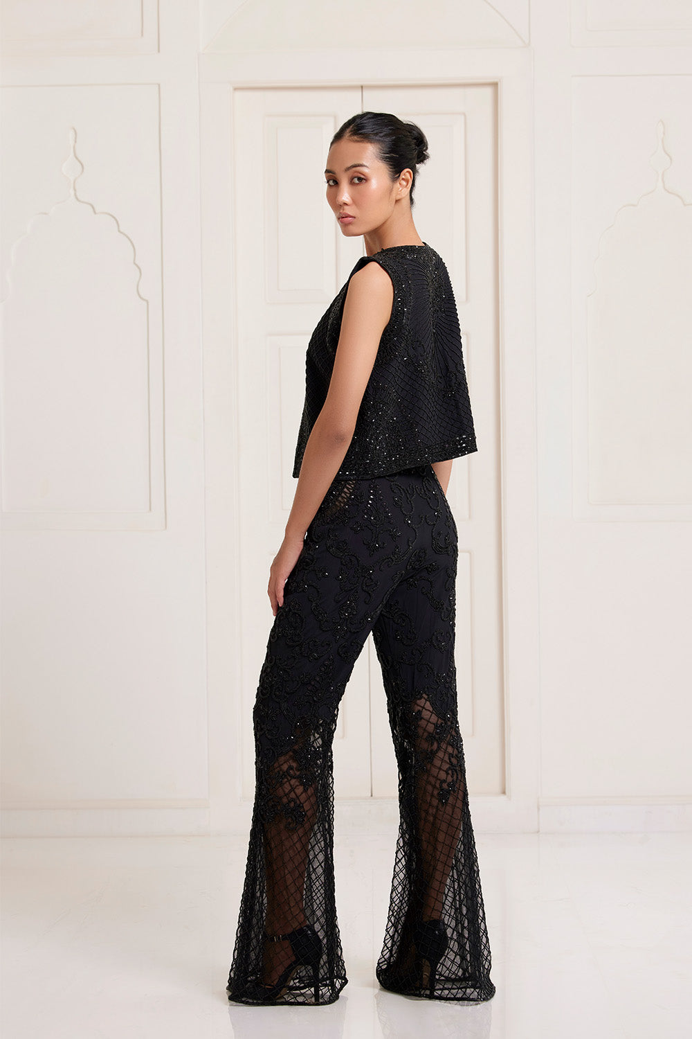 Layla Black Jacket &  Pant Set