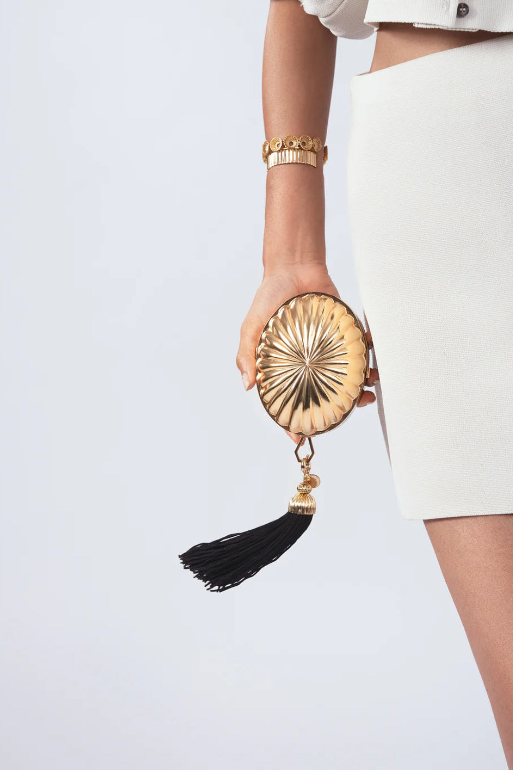 Auryn Tassel Clutch