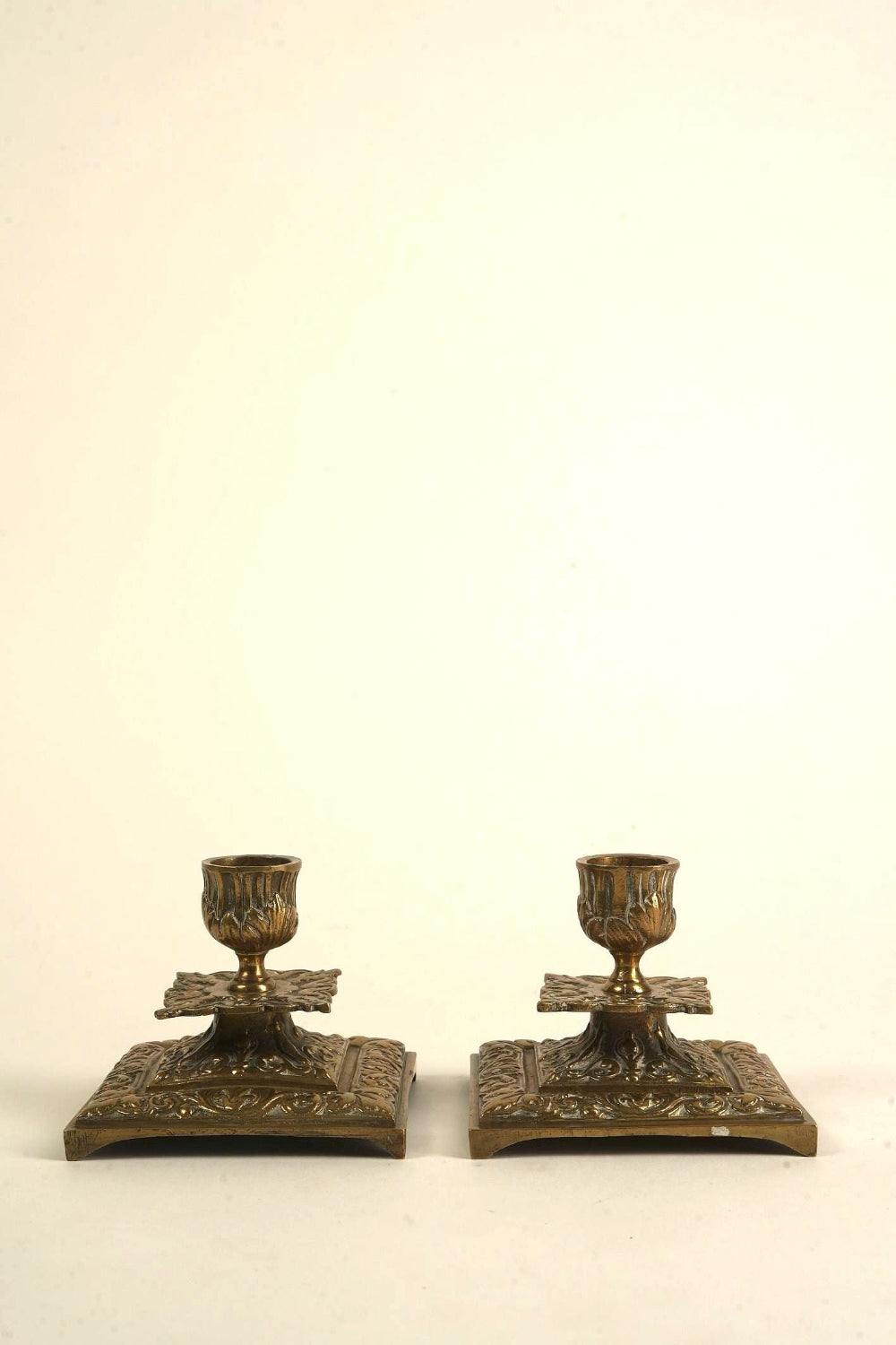 Preloved Vintage Neoclassical Style Candle Holders | Set of 2