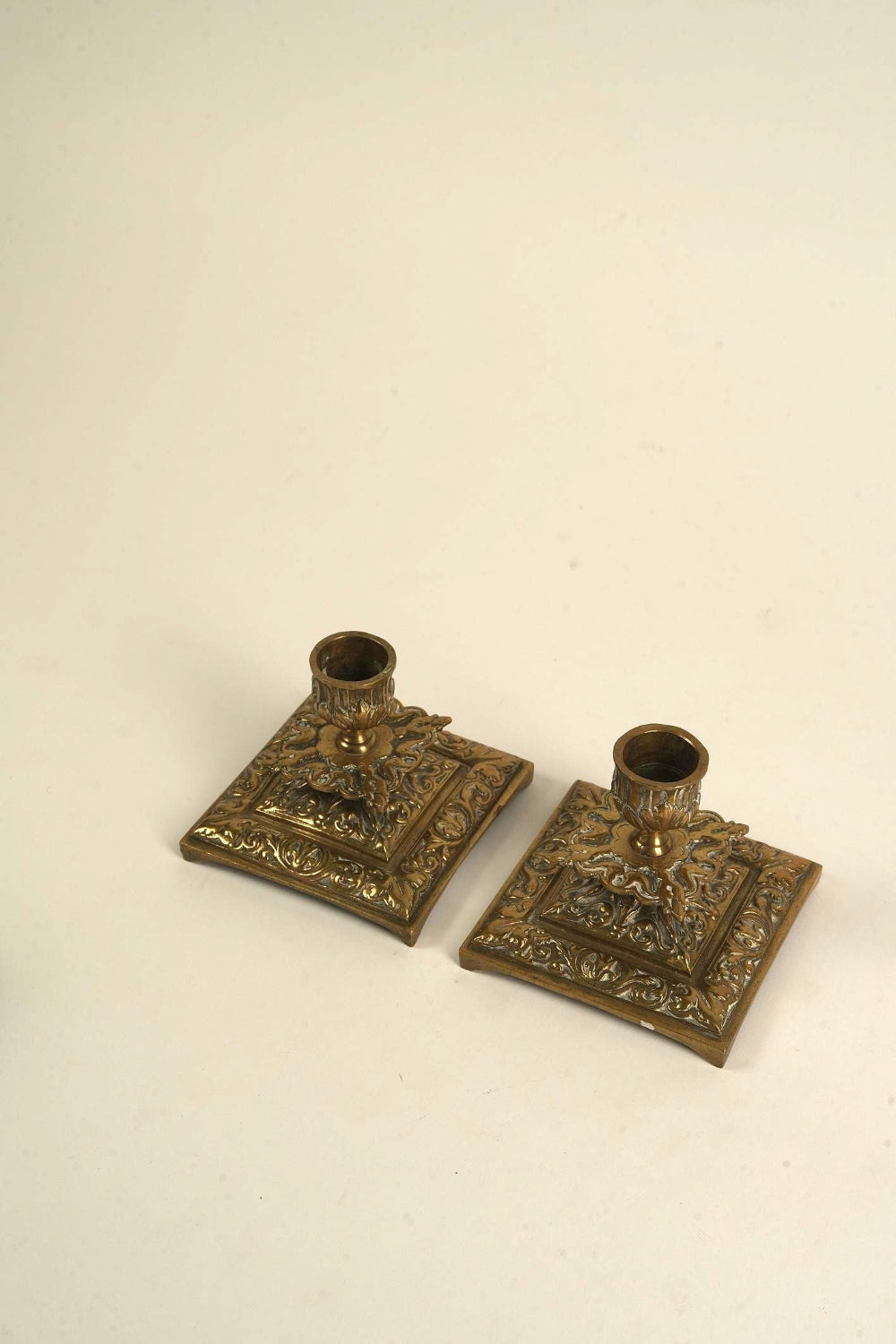 Preloved Vintage Neoclassical Style Candle Holders | Set of 2