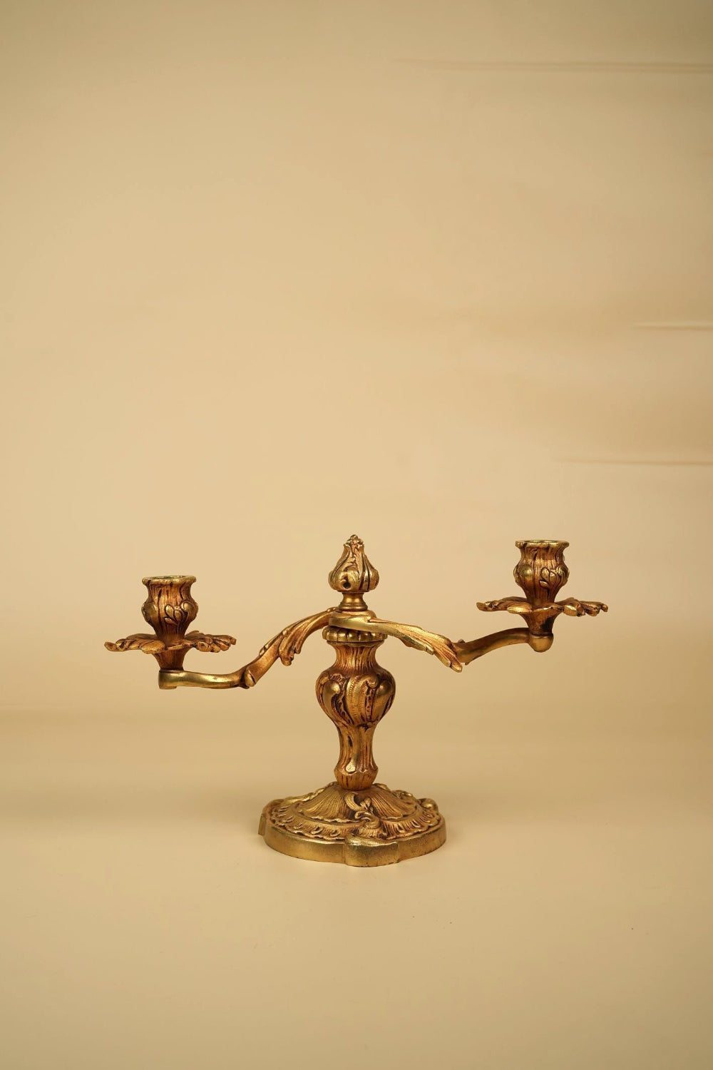 Gilded French Candle Stands