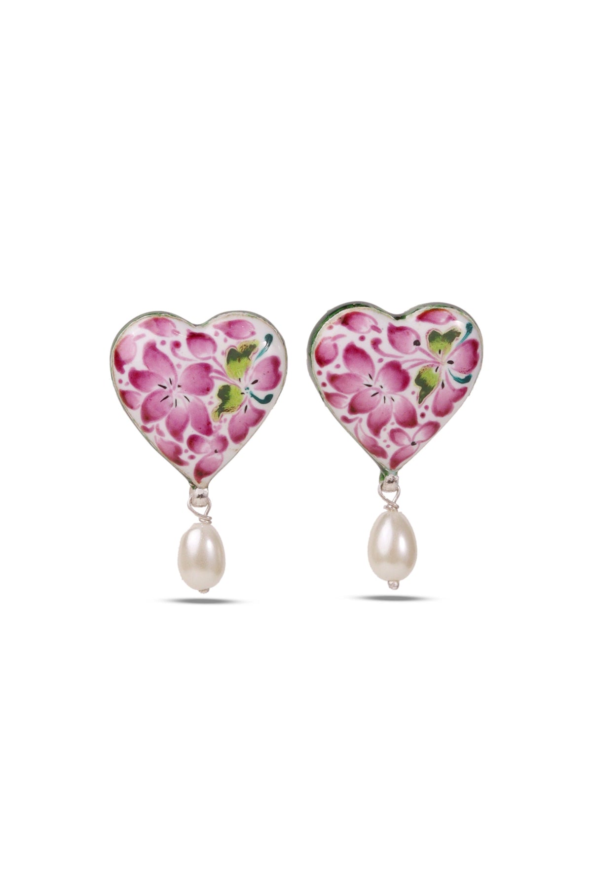 Heart Drop Earrings