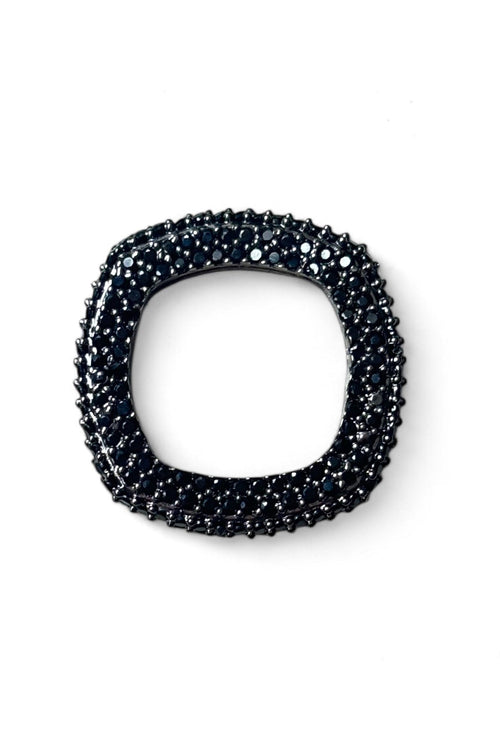 Iced Square Rings