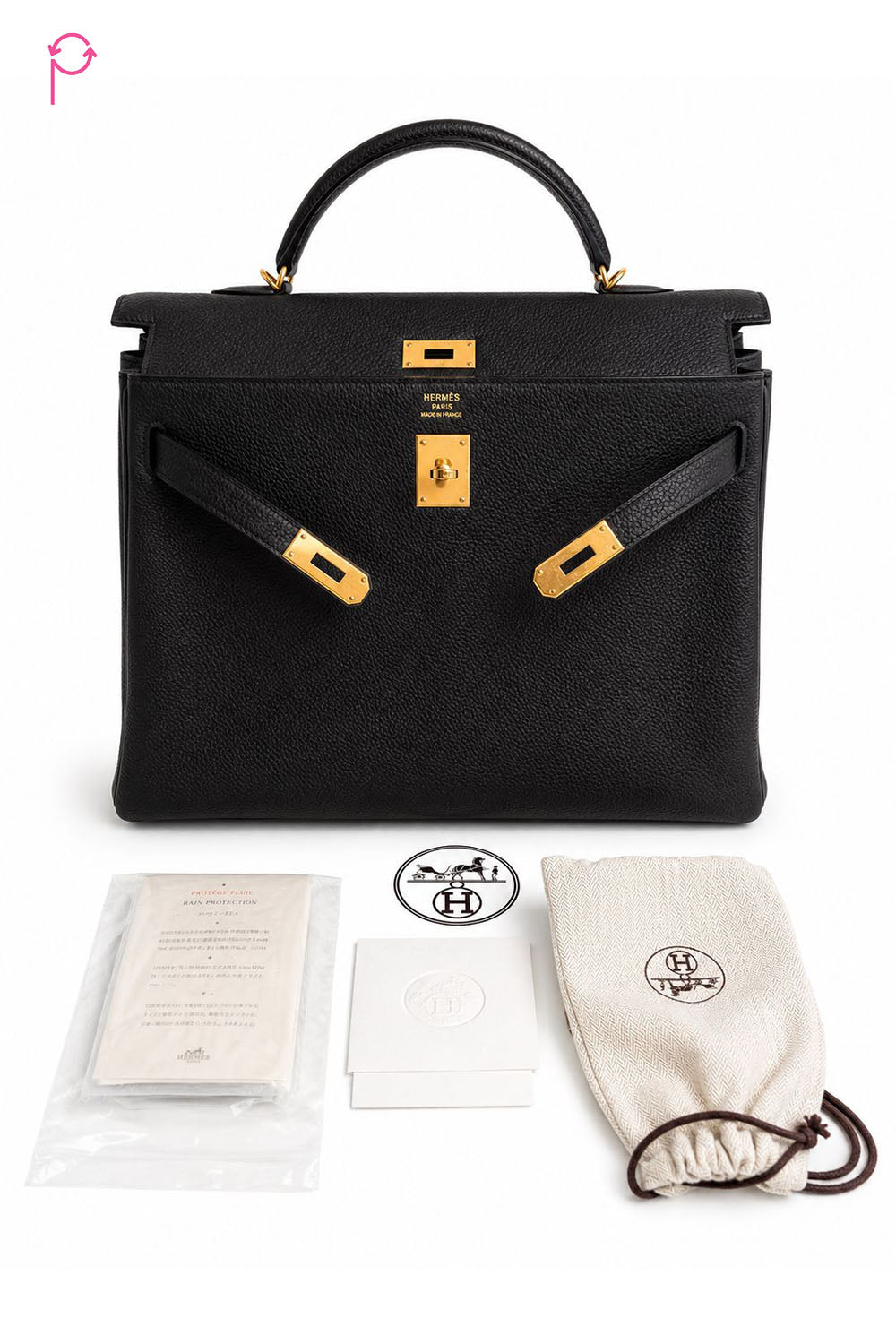 Hermes Togo Maxi Kelly Retourne 42