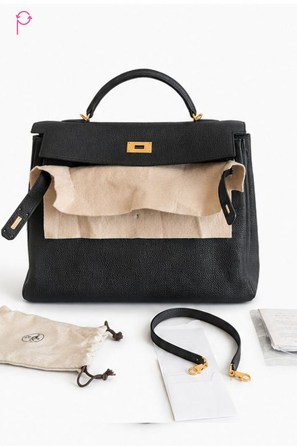 Hermes Togo Maxi Kelly Retourne 42