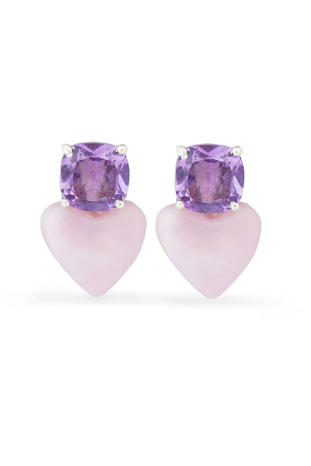 Courtside Lilac Earrings (Birthstone February)