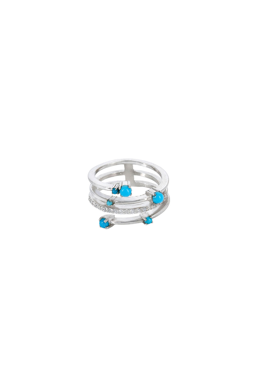 Celeste Turquoise Stack Ring (Birthstone December)
