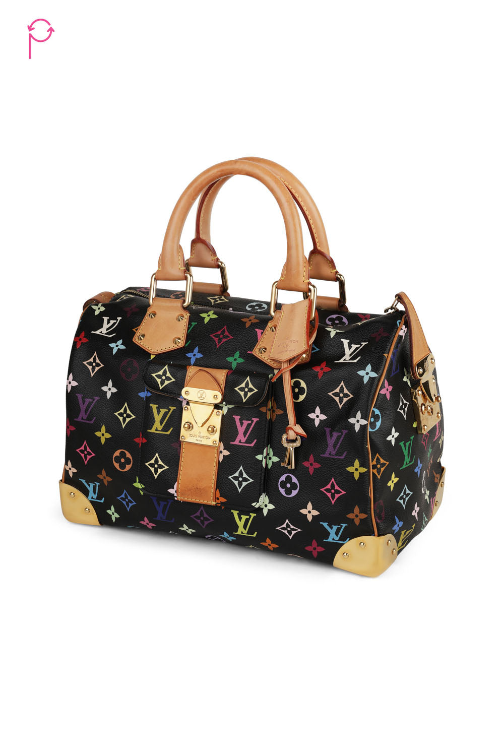 Preloved Louis Vuitton by Takashi Murakami Speedy 30 Handbag