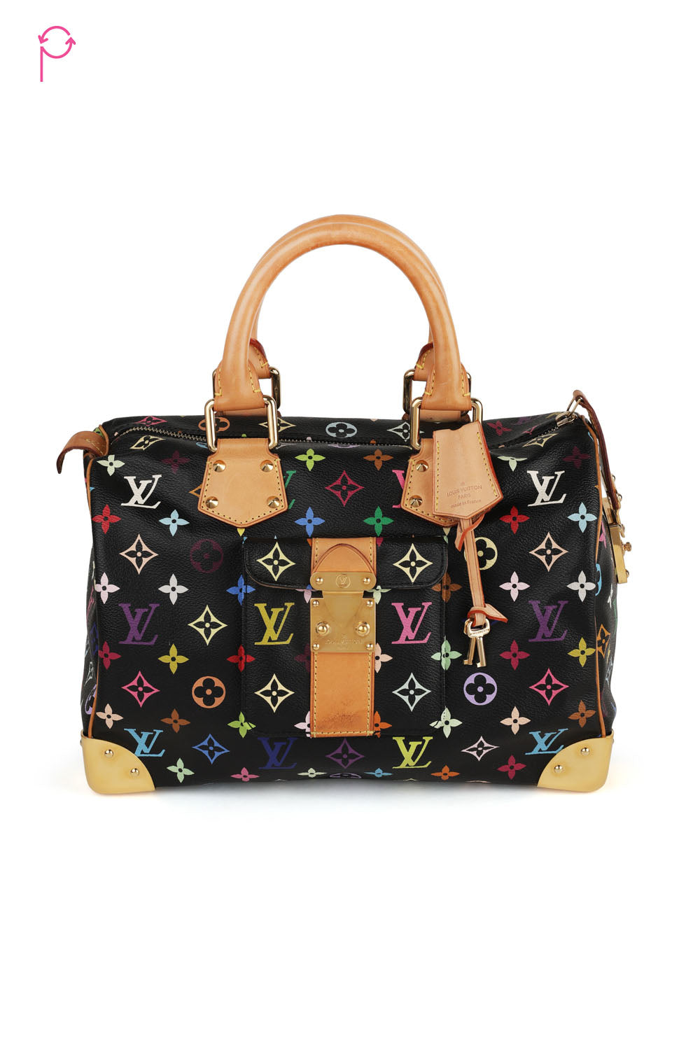 Preloved Louis Vuitton by Takashi Murakami Speedy 30 Handbag