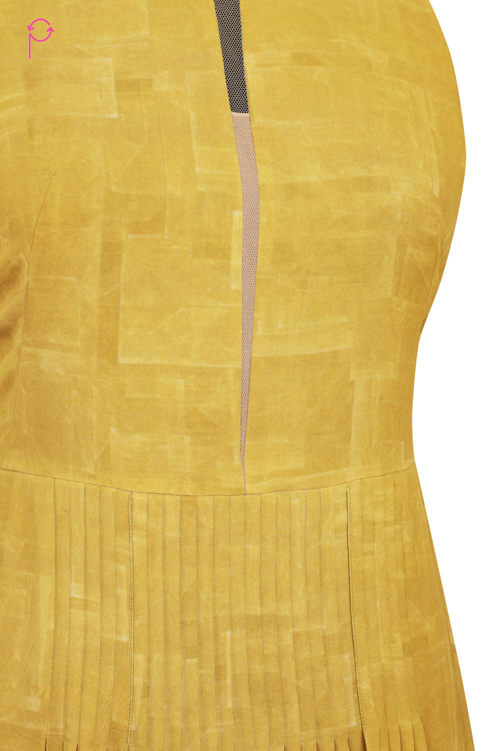 Preloved Yellow Fit & Flare Dress