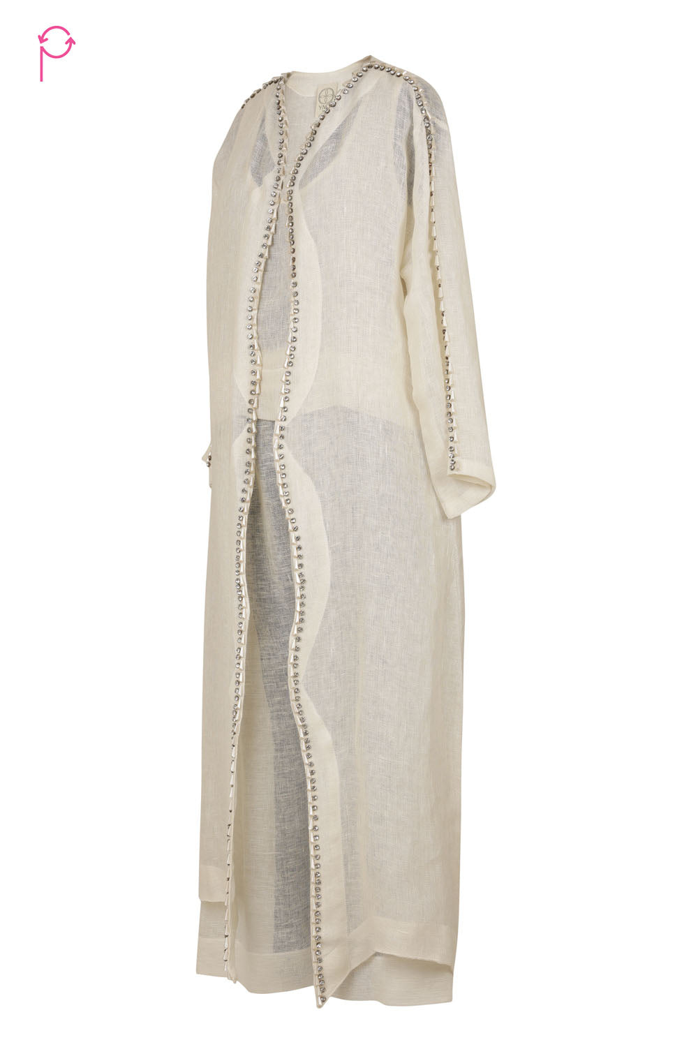 Preloved Ivory Linen 4-Piece Set