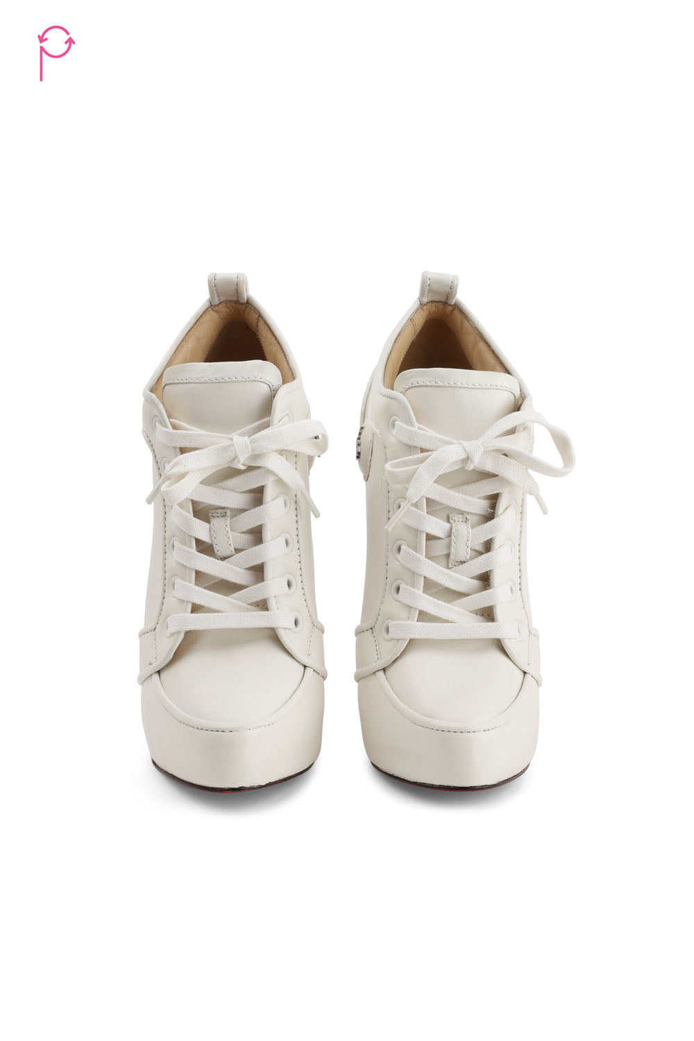 Preloved Venus Orlato 140 Nappa White Booties