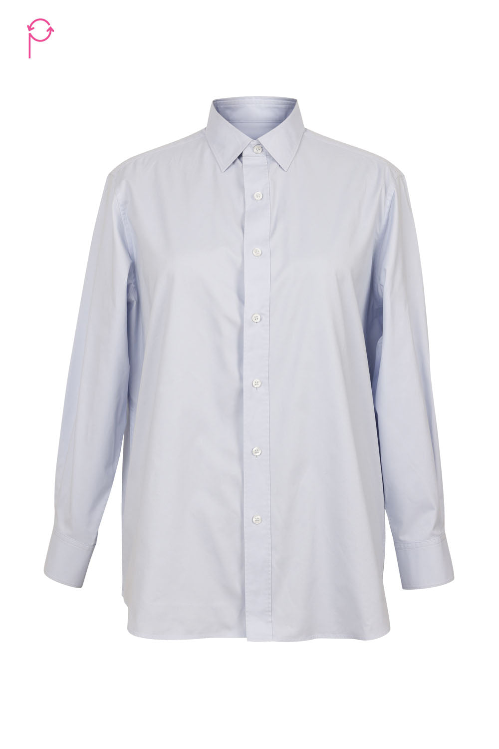 Preloved Massimo Dutti Cotton Satin Shirt
