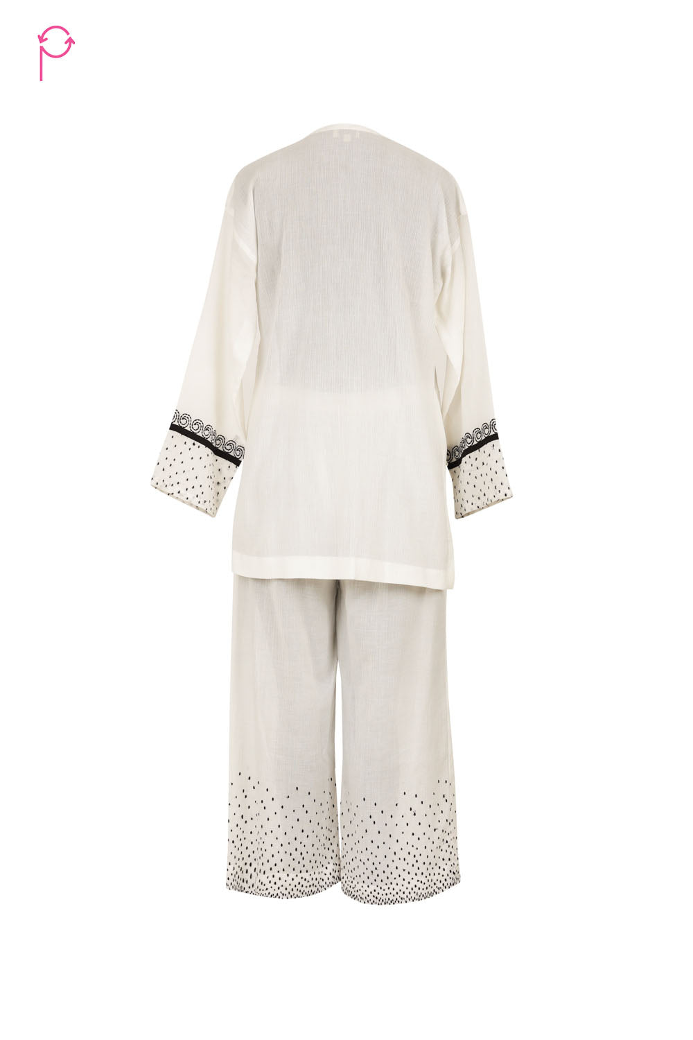 Preloved Cotton White Co-ord Set